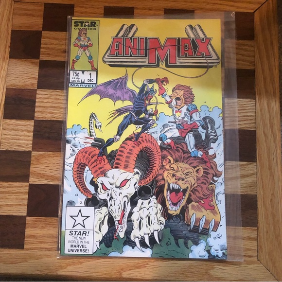 Marvel Universe - Animax comic -#1 - 1986 - very cool cover graphics - Picture 2 of 6